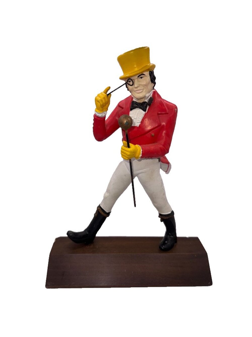 Vintage Johnnie Walker Red Scotch Walking Man Liquor Bar Display Figurine 13"